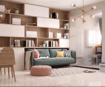 Modern A Living Room-ID:323606977