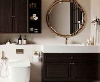Modern Bathroom Cabinet-ID:370040893