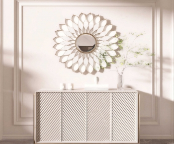 French Style Entrance Cabinet-ID:125943909