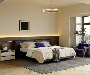 Wabi-sabi Style Bedroom-ID:819144019