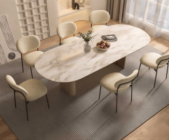 Modern Dining Table And Chairs-ID:597743995