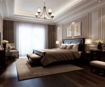 New Chinese Style Bedroom-ID:781053078