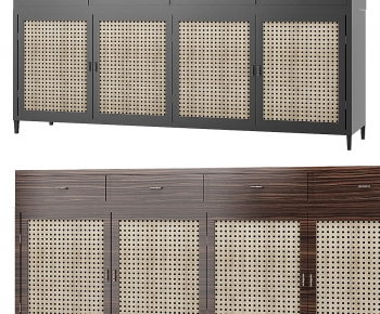 Wabi-sabi Style Side Cabinet-ID:754143002