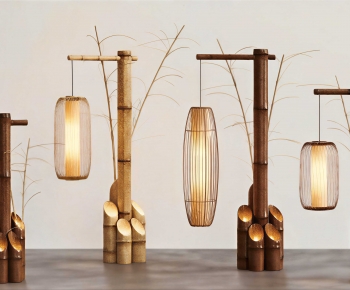 New Chinese Style Floor Lamp-ID:265080939