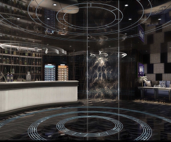 Modern Exhibition Hall-ID:495619861