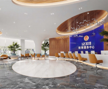 Modern Office Reception Desk-ID:260037903