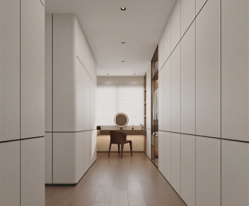 Modern Clothes Storage Area-ID:739250214