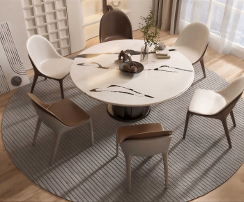 Modern Dining Table And Chairs-ID:427422053