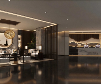 New Chinese Style Lobby Hall-ID:630676039