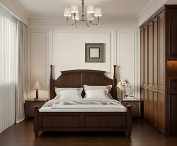 American Style Bedroom-ID:283870783