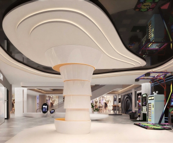 Modern Shopping Mall-ID:713342914