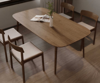 Modern Dining Table And Chairs-ID:301426894