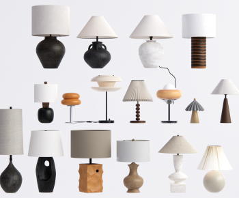 Wabi-sabi Style Table Lamp-ID:162924056