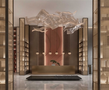 Modern Office Reception Desk-ID:267522105