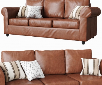 Modern Three-seat Sofa-ID:480063922