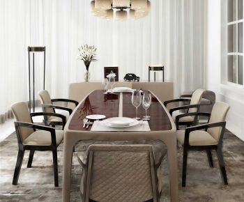Modern Dining Table And Chairs-ID:102939639