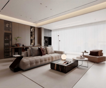Modern A Living Room-ID:483417036