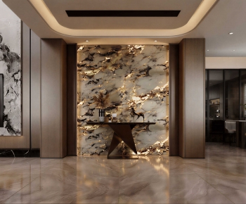 New Chinese Style Hallway-ID:565121899