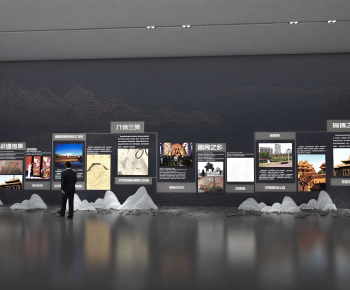 New Chinese Style Exhibition Hall-ID:332670261