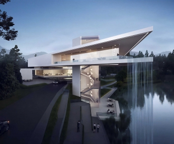 Modern Building Appearance-ID:726977111