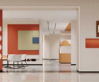 Modern Office Reception Desk-ID:781048061