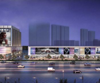 Modern Appearance Of Commercial Building-ID:341876038