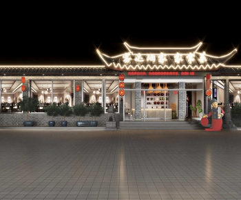 Hong Kong Style Retro Style Facade Element-ID:317302946