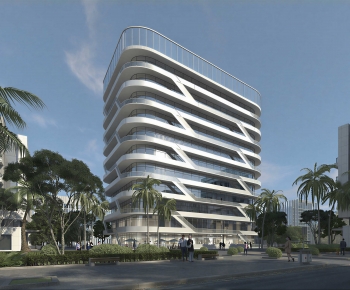 Modern Appearance Of Commercial Building-ID:476711999