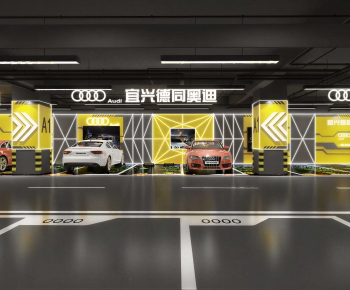 Modern Underground Parking Lot-ID:531426914