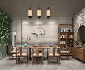 New Chinese Style Tea House-ID:248732093