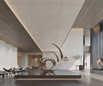 Modern Office Reception Desk-ID:538229949
