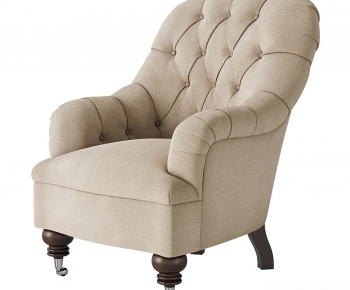 American Style Single Sofa-ID:385221961