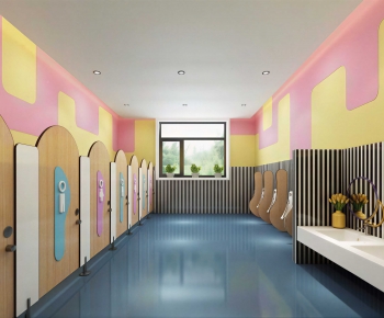 Modern Children's Restroom-ID:307853947