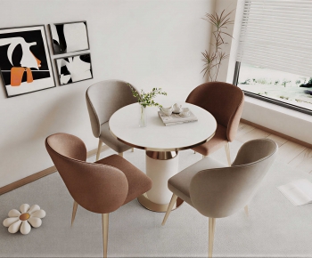 Modern Dining Table And Chairs-ID:320379768