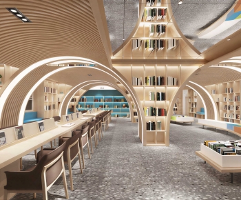 Modern Bookstore Book Bar-ID:990319015