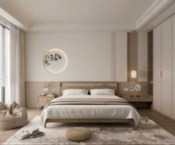 New Chinese Style Bedroom-ID:744590828