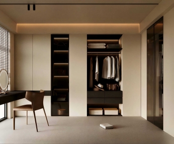 Modern Clothes Storage Area-ID:439201128
