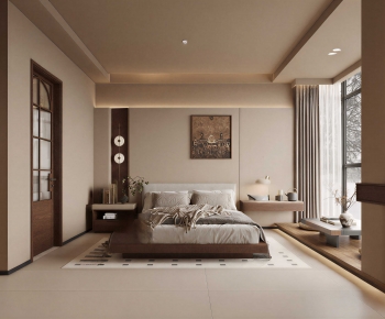 New Chinese Style Bedroom-ID:499574902