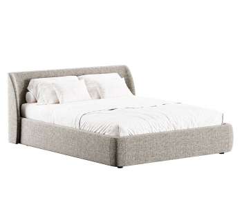Modern Double Bed-ID:246732954