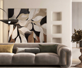 Modern Three-seat Sofa-ID:524292958