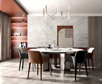 New Chinese Style Dining Room-ID:661122088
