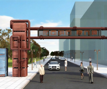 Industrial Style Commercial Street-ID:776901967