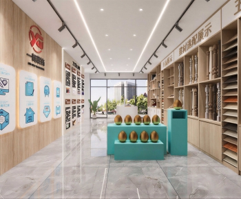 Modern Exhibition Hall-ID:562958965