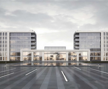 Modern Appearance Of Commercial Building-ID:814960008