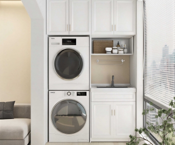 Modern Laundry Cabinet-ID:174325944