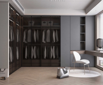 Modern Clothes Storage Area-ID:453551059