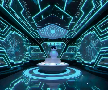 Modern Exhibition Hall-ID:225020898