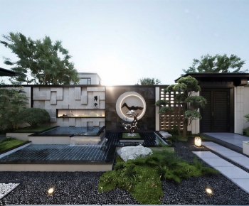 New Chinese Style Courtyard/landscape-ID:715008024