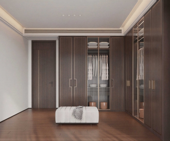 Modern Clothes Storage Area-ID:562074902
