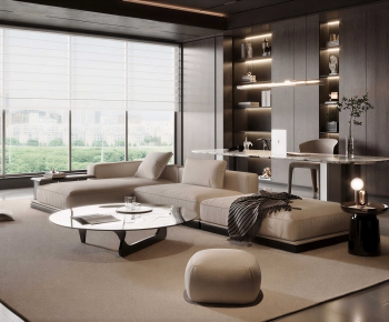 Modern A Living Room-ID:594907053